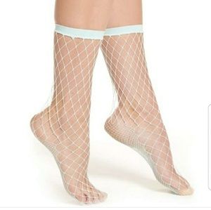 Free People Sugar Sugar Fishnet socks /Anklet
